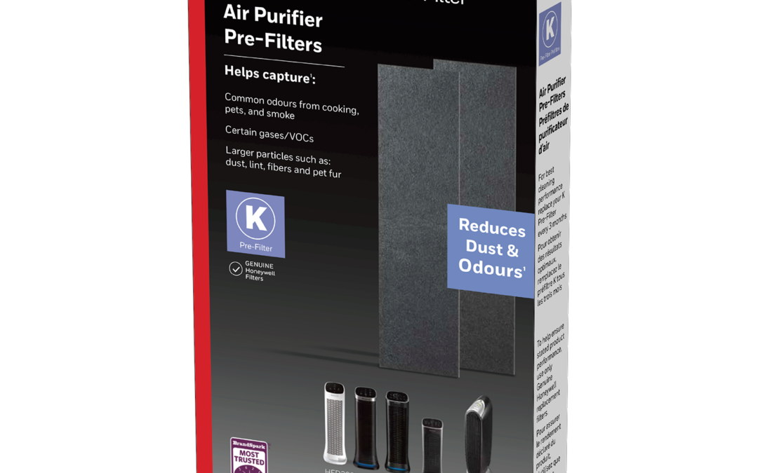 Honeywell HRF-K2C Household Odour & Gas Reducing Replacement Pre-Filters (K) For Air Purifiers
