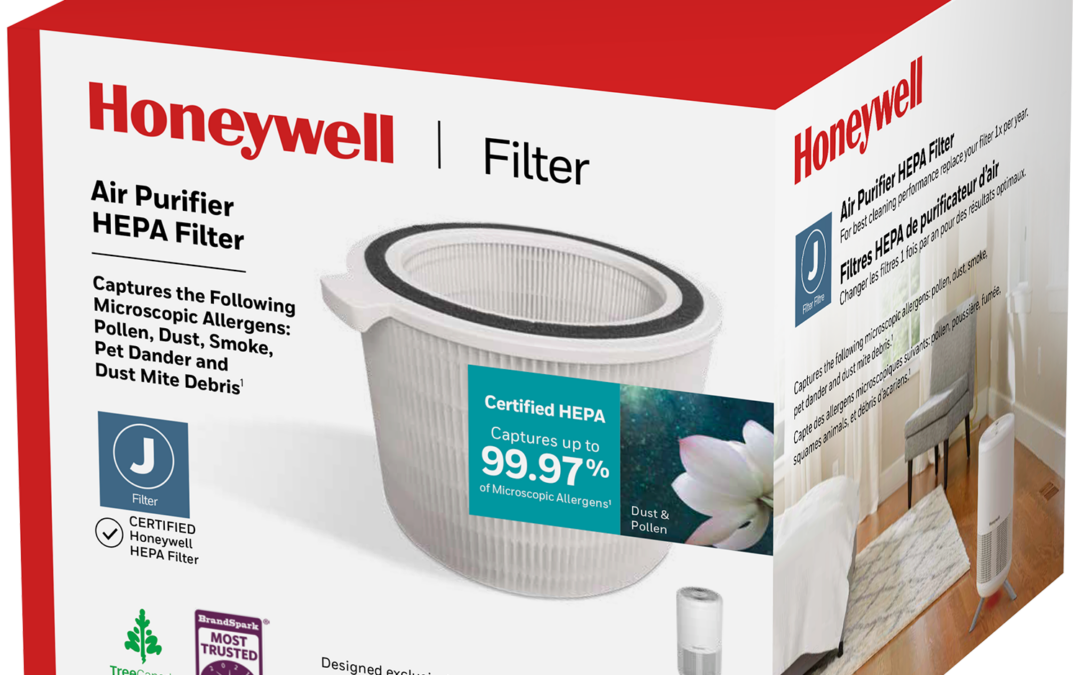 Honeywell HRFJ830C True HEPA Replacement Filter (J) For Air Purifier HPA830WC