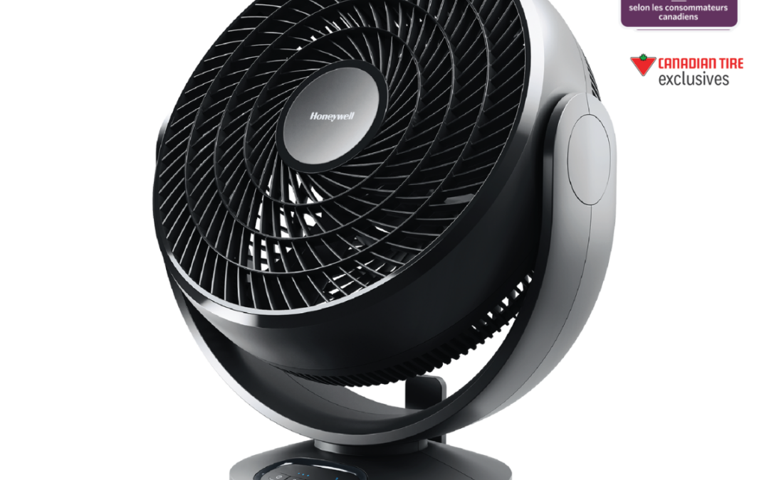 Honeywell HF715BC 14″ Turbo Force® Power Electronic Oscillating Floor Fan/Air Circulator